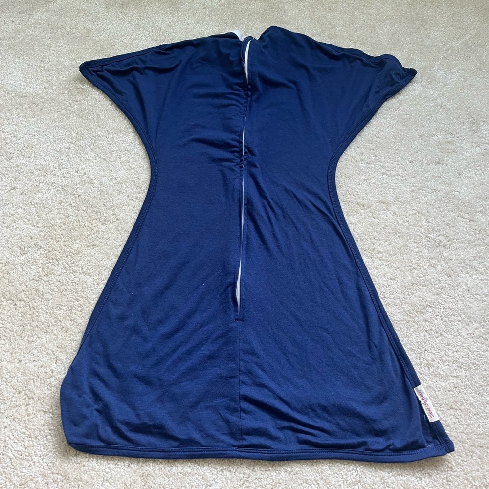 Navy Blue Kids Swaddle Blanket